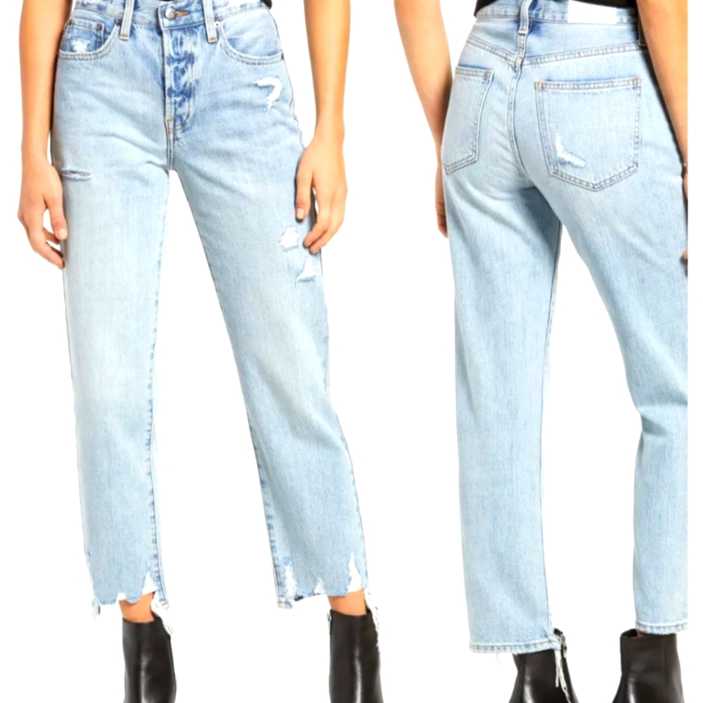 Pistola High Waist Straight Leg Jeans